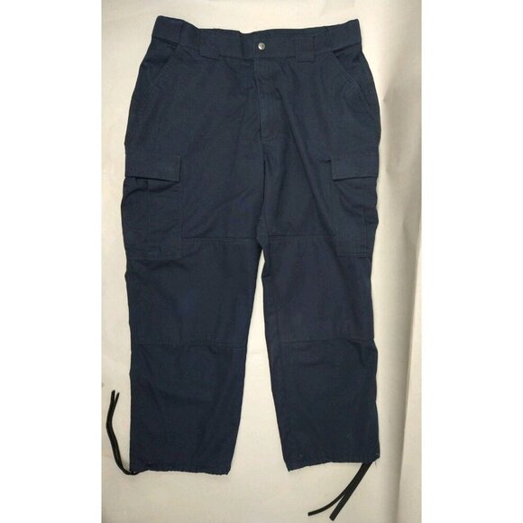 5.11 Tactical Other - 5.11 Tactical Navy Mens TDU Pant 74003 XL/short Rip Stop Drawstring